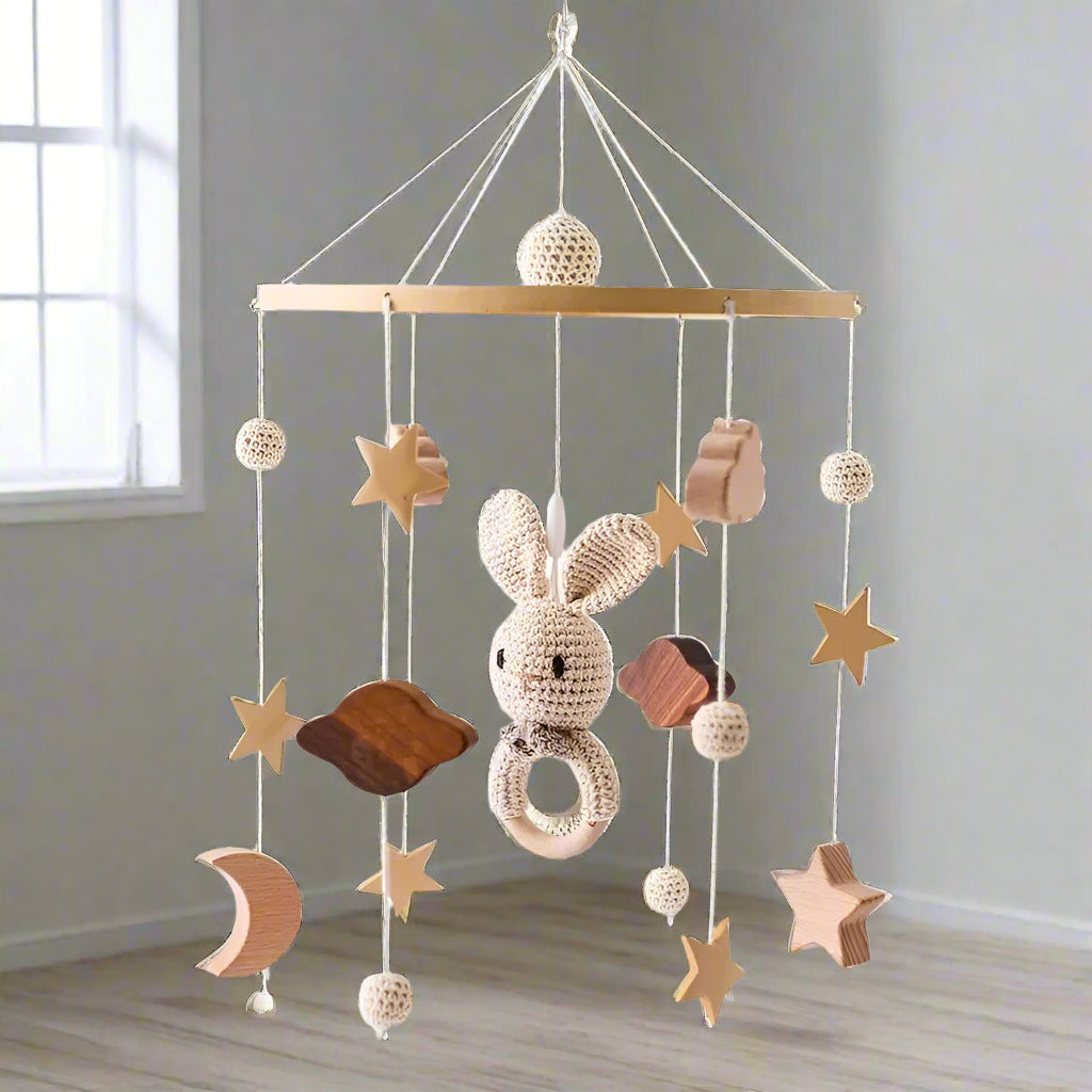 mobile lit bebe lapin 1