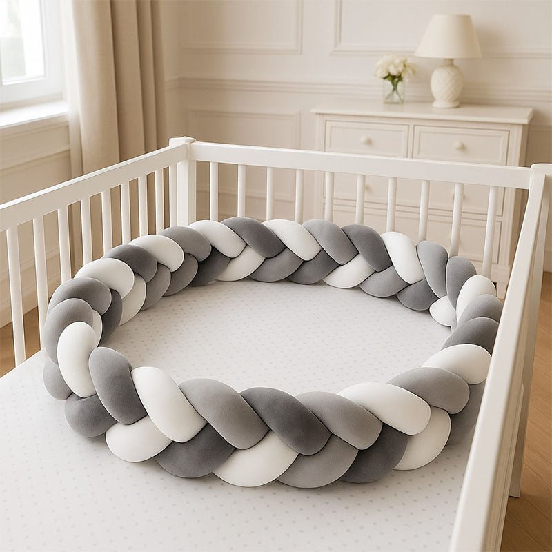 tour de lit tresse cloudhugger gris 3