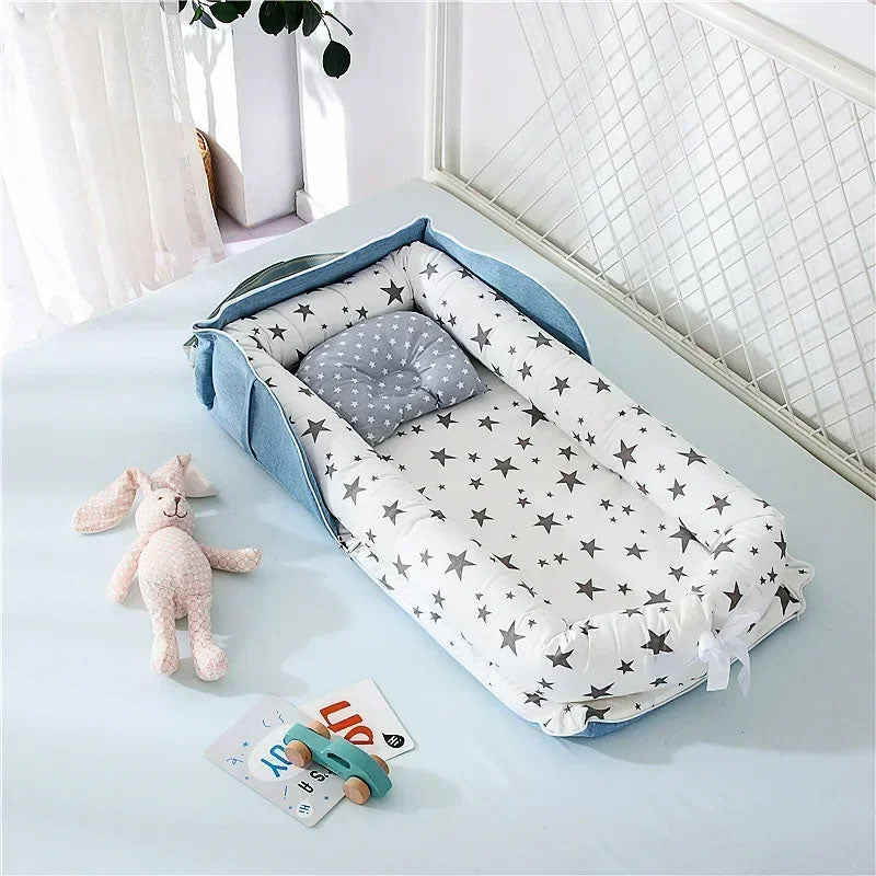 berceau bebe brise de lune bleu b
