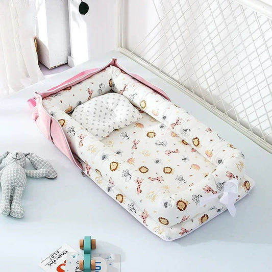 berceau bebe brise de lune rose a