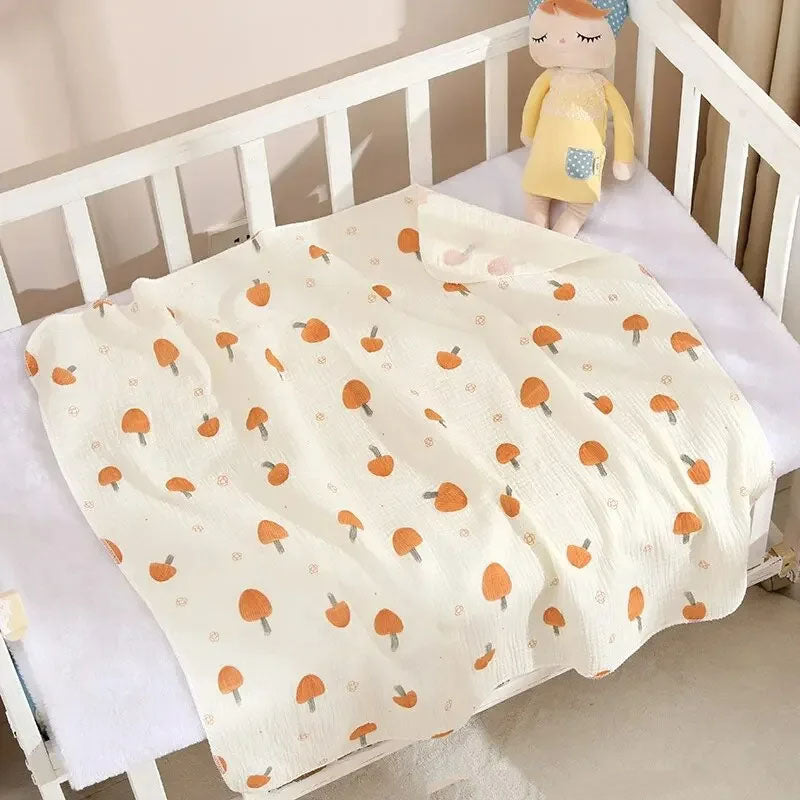 couverture bebe champignos