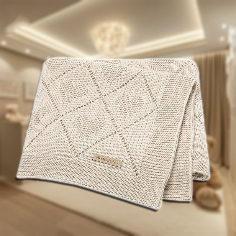 couverture bebe petitnidou beige 1