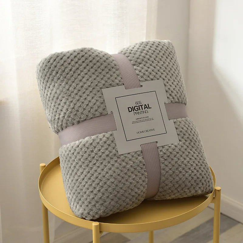 couverture bebe polaire snugglenest gris