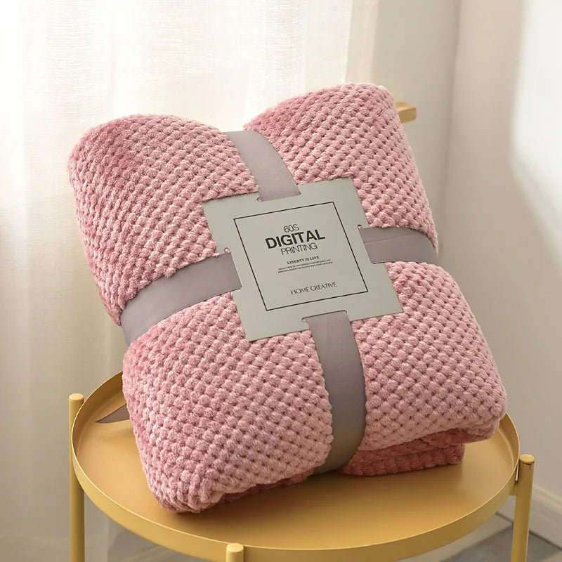 couverture bebe polaire snugglenest rose a