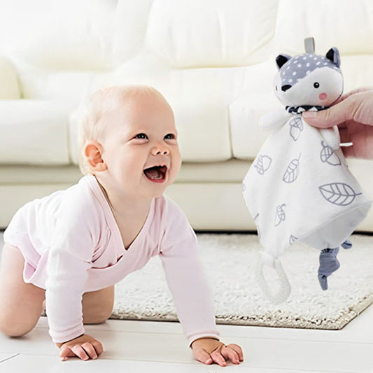 doudou PetitCalin bebe rigole doudou renard