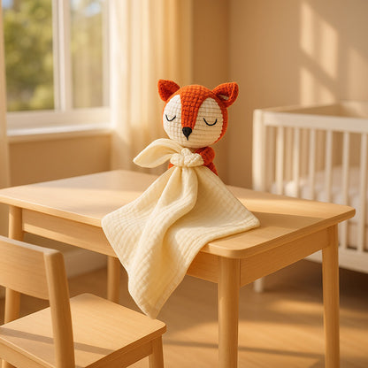 doudou bebe LullaMoon renard blanc 1