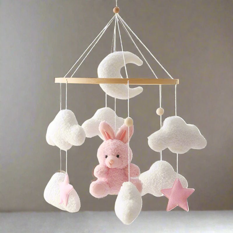mobile bebe moonhug lapin rose a