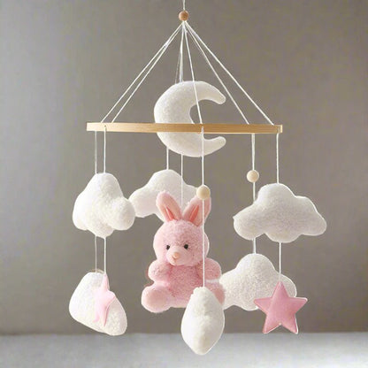 mobile bebe moonhug lapin rose a
