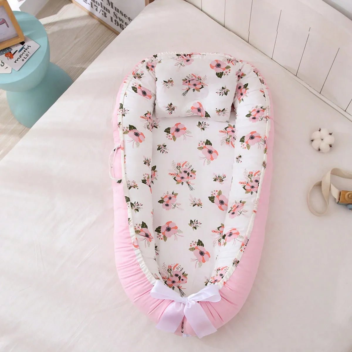 nid d ange bebe somnidou rose fleur 1