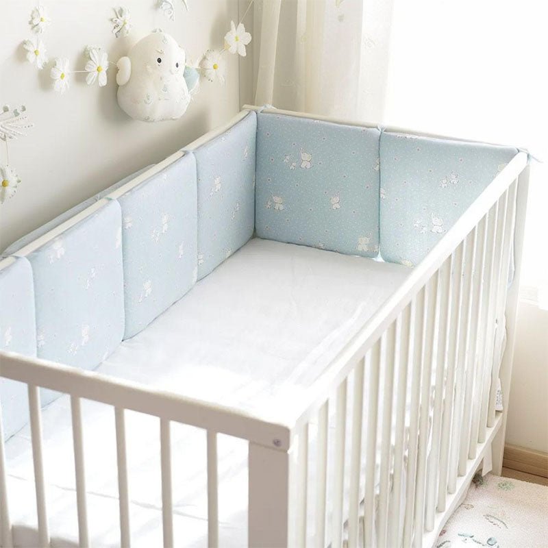 tour de lit bebe baby hugs bleu a