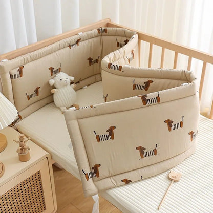 tour de lit bebe cocooni chien a