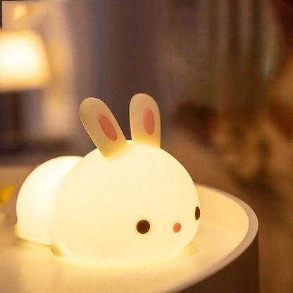 veilleuse bebe lumizoo lapin endormi